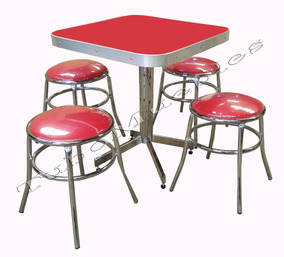 M Juego a 70cm Bar Negocios 4sillas Mesa Ho Launge Cafeteria rBWCodxe