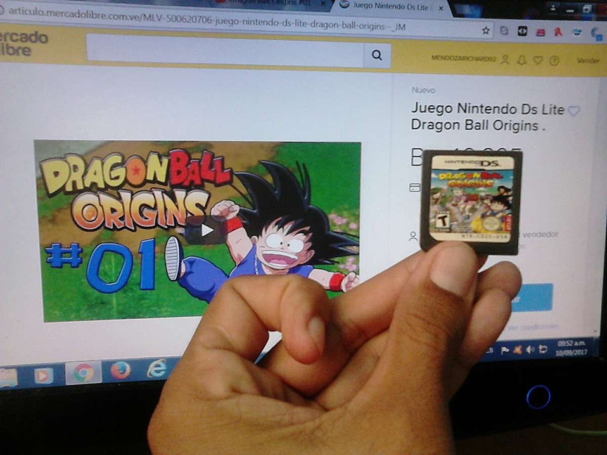 Juego Nintendo Ds Lite Dragon Ball Origins . Generico - Bs ...