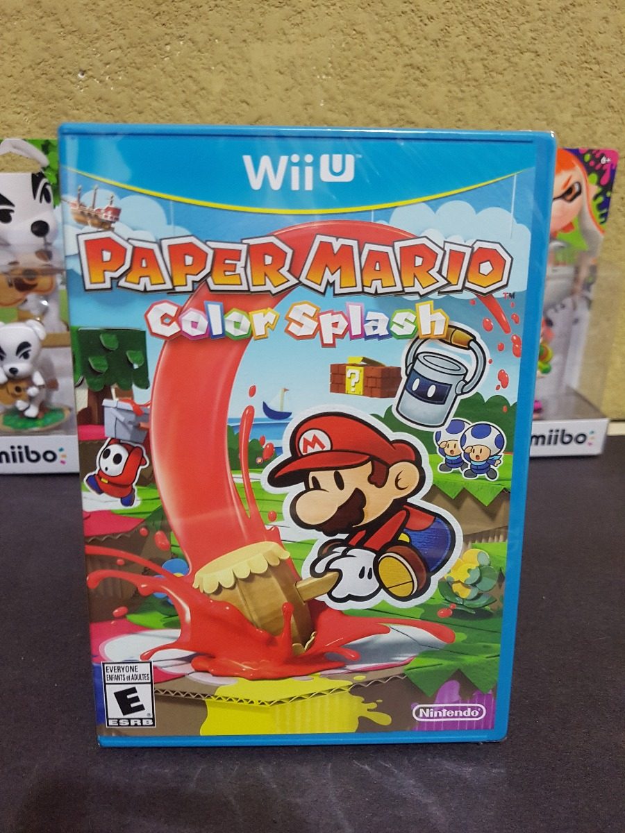 Juego Paper Mario Color Splash Para Wii U Nuevo Y Sellado ...