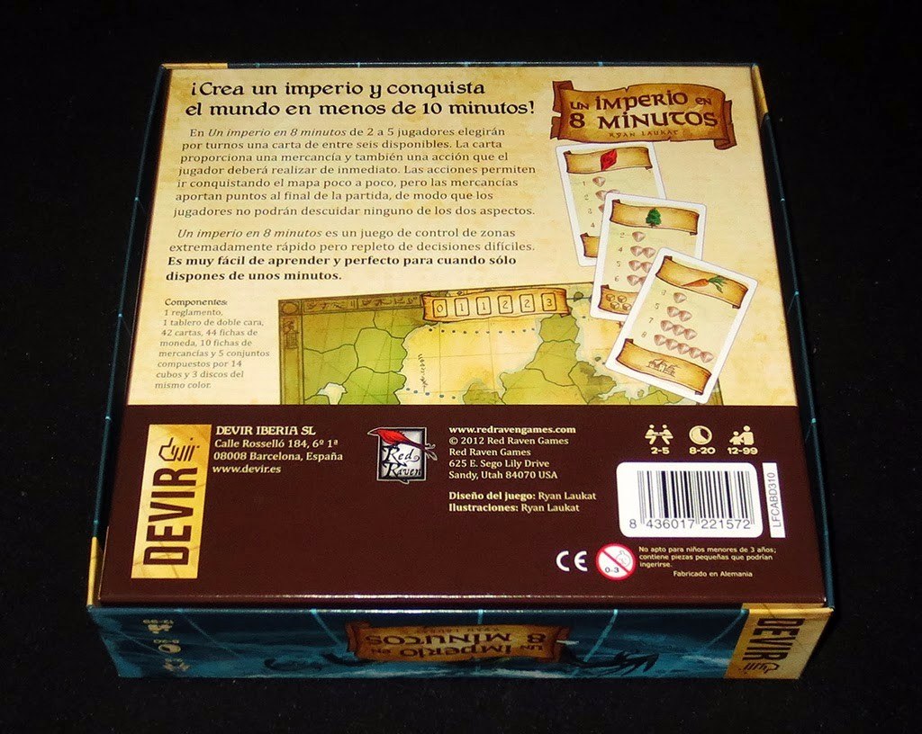 Juego Un Imperio En Ocho Minutos - Devir Games - $ 458.00 