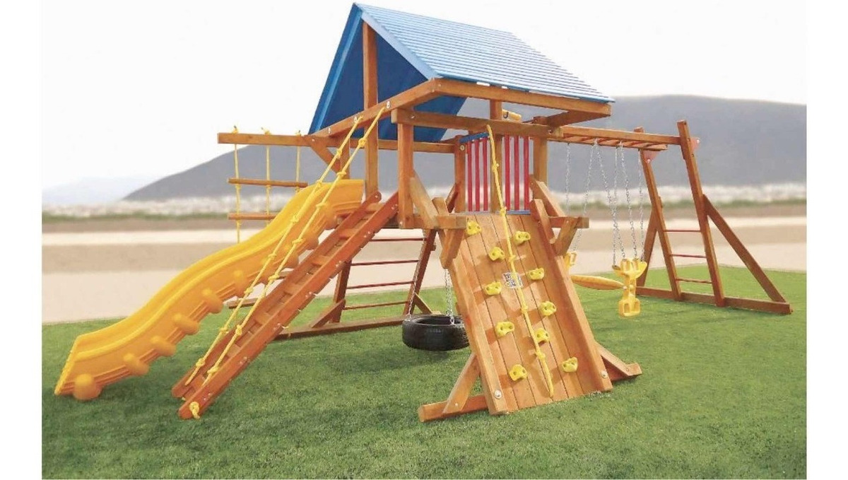 Juegos De Patio Y Jardin Modernos De Madera - $ 24,000.00 ...