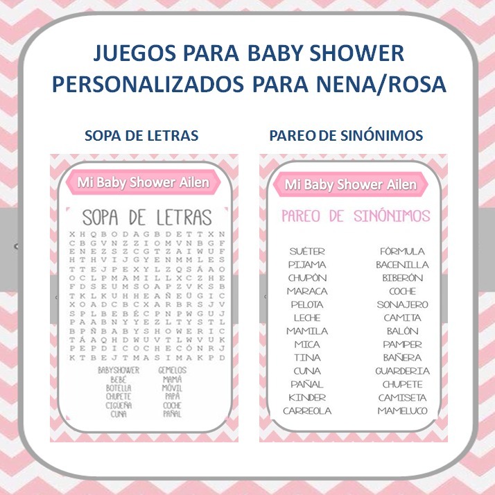 Juegos Para Baby Shower 2018 Para Imprimir - Tengo un Juego