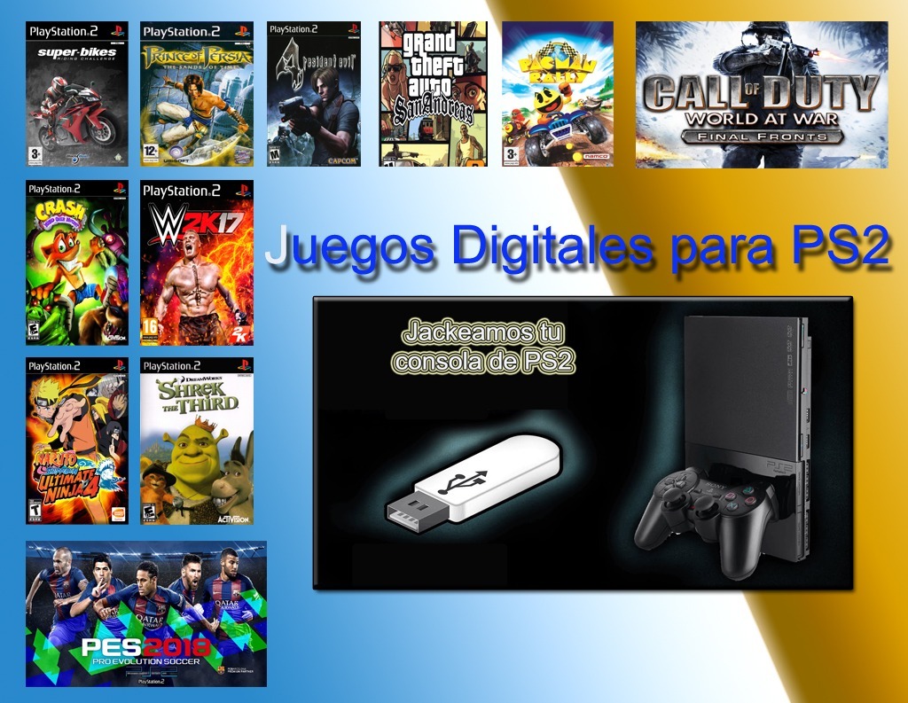 Juegos Virtuales Digitales Para Playstation 2 Ps2 Play 2 U S 5 00