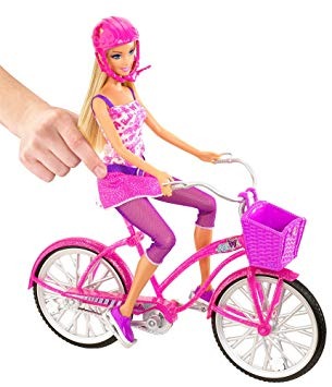 barbie con la bici
