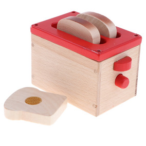 Juguete Madera Pan Utensilios Ju Máquina Cocina De ALj345R
