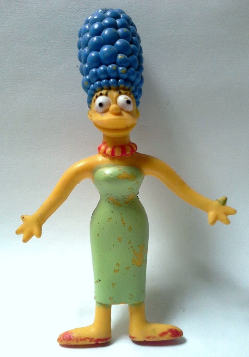 Juguete Figura Marge Simpson 1990 Bendable Action Figure Bs. 500.000