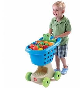 Coche 2 De Juguete Carrito Step Carro Niño Azul Compras 0PX8wOnk