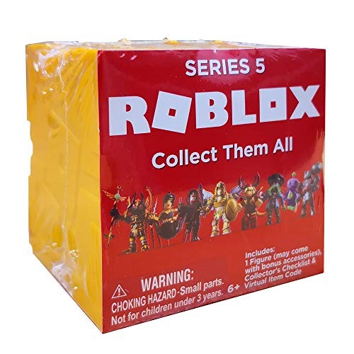 Juguete Roblox Series 5 Mystery Figure Box Mini Blind Bloque - roblox collectibles with exclusive virtual item code