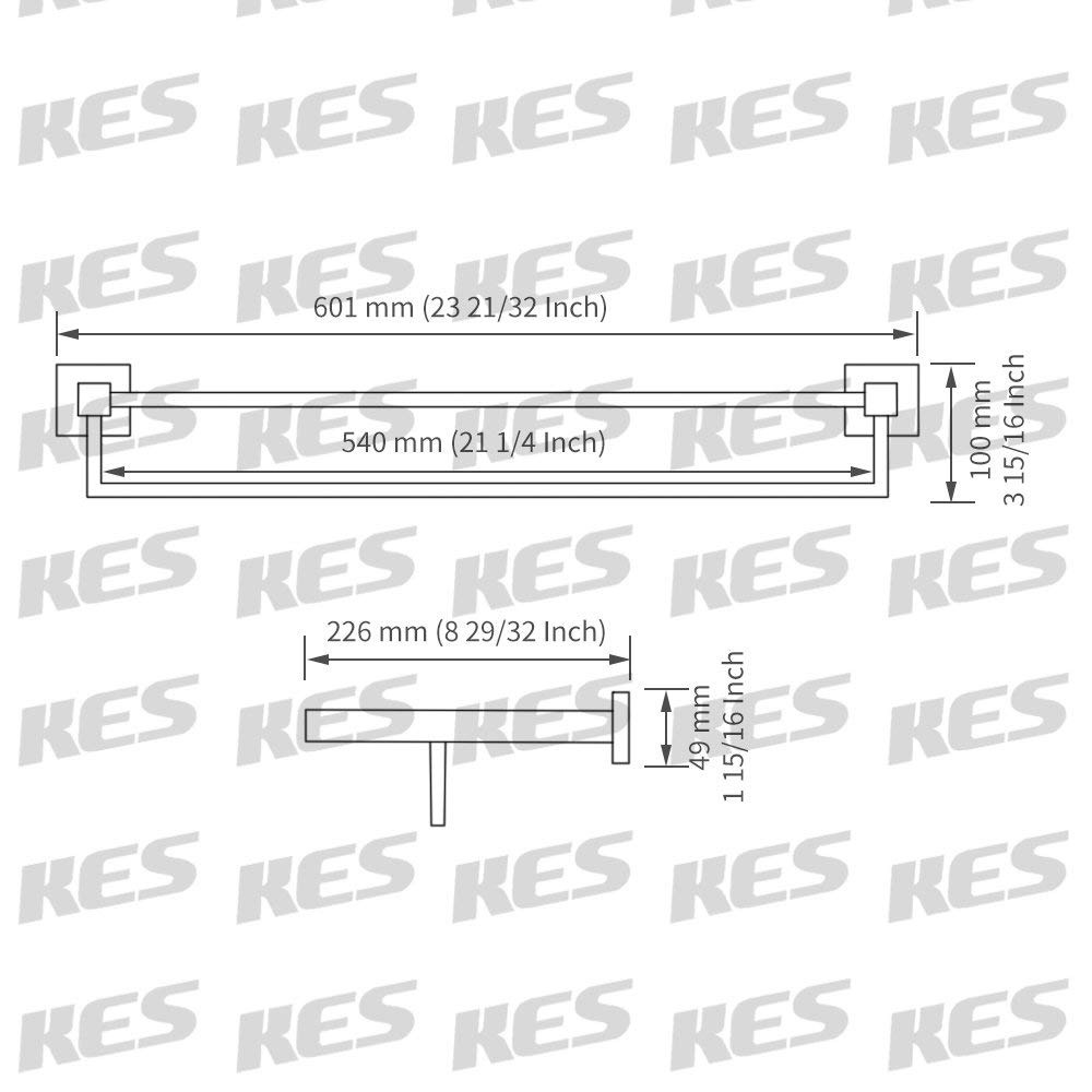 Kes Baño Estantería Toalla Estante Con La Toalla Bar Pared - $ 22,907