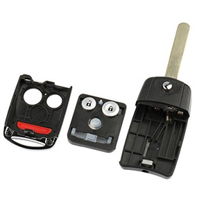Key Fob Keyless Entry Remote Flip Shell Case /& Pad fits Mercedes