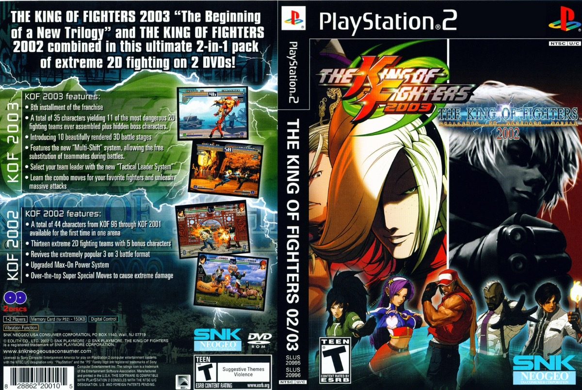 The King Of Fighters 2002 Um Para Opl Ps2 The King Of Fighters 2002 Um Para Opl Ps2