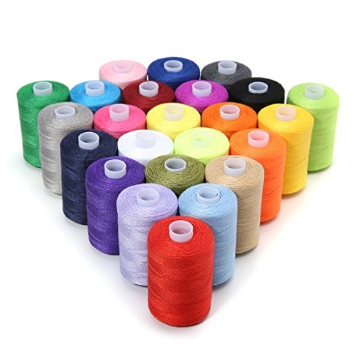 paquete de 24 surtidos de color hilo de coser de poliéster