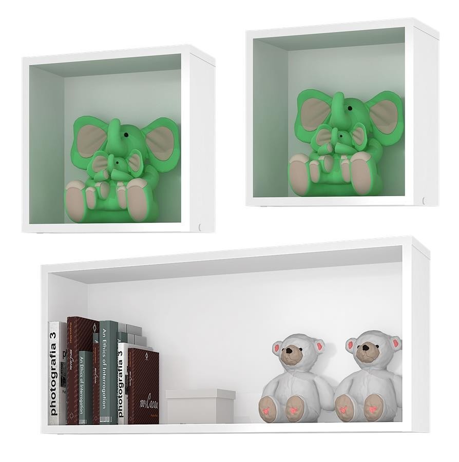 Kit 03 Nichos 100 Mdf Branco Bp Prateleira Sala Quarto Beb R ~ Sala E Quarto Juntos E Nicho P Quarto De Bebe Kit 03 Nichos 100 Mdf Branco Bp Prateleira Sala Quarto Beb R ~ Sala E Quarto Juntos E Nicho P Quarto De Bebe
