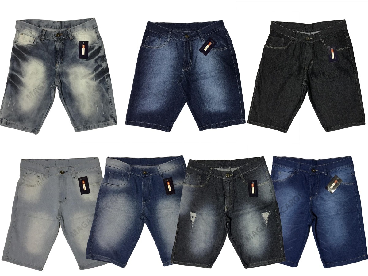 short jeans masculino mercadolivre