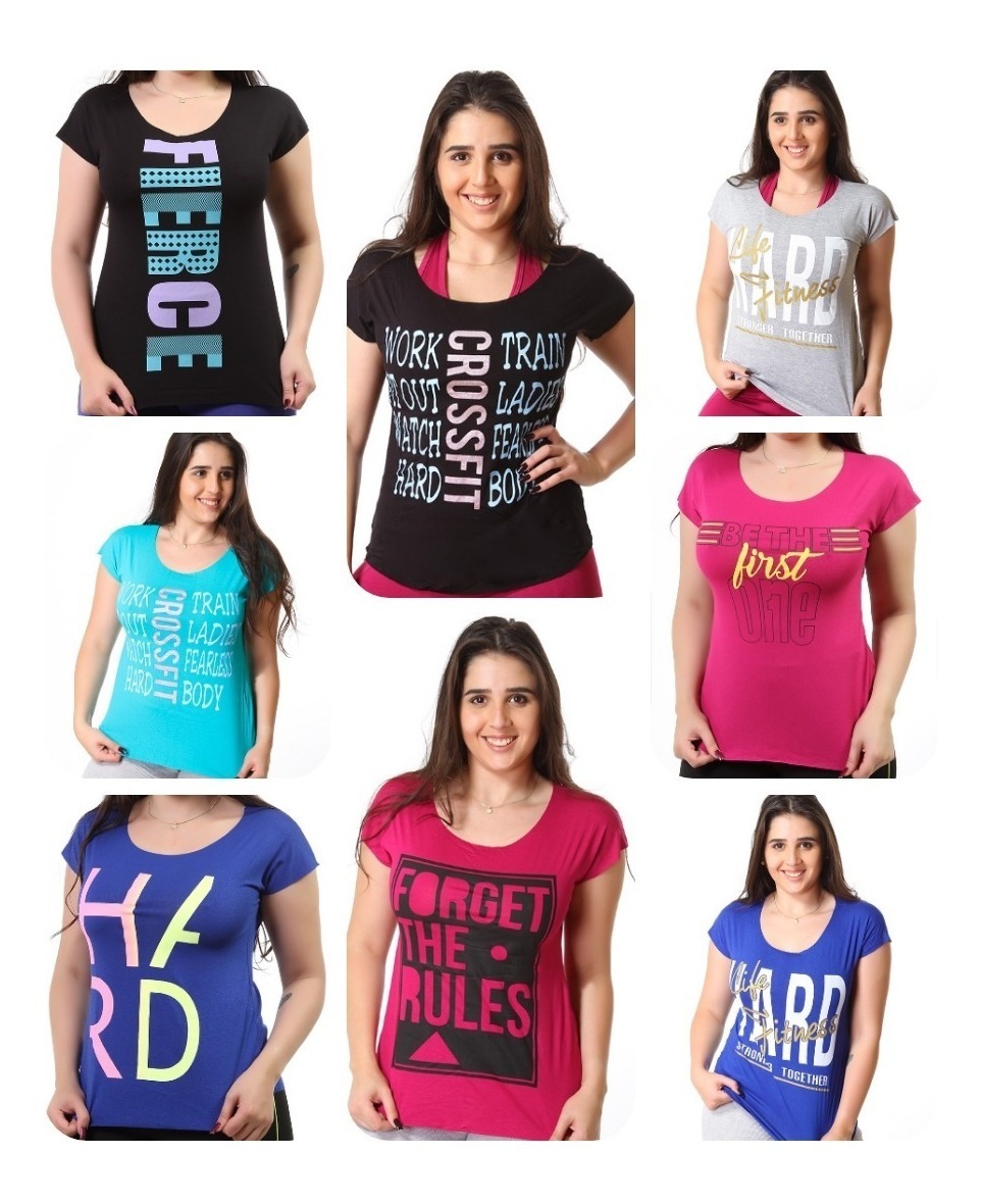 blusas academia feminina atacado