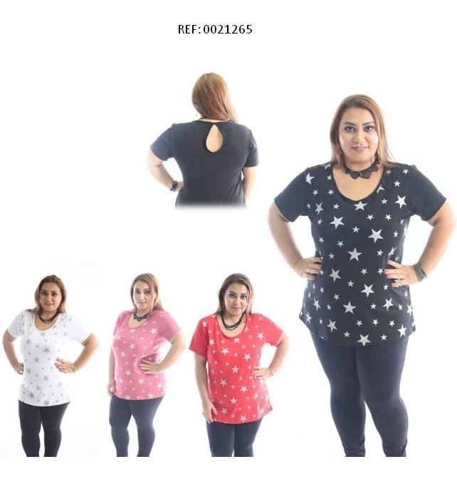 blusas plus size atacado