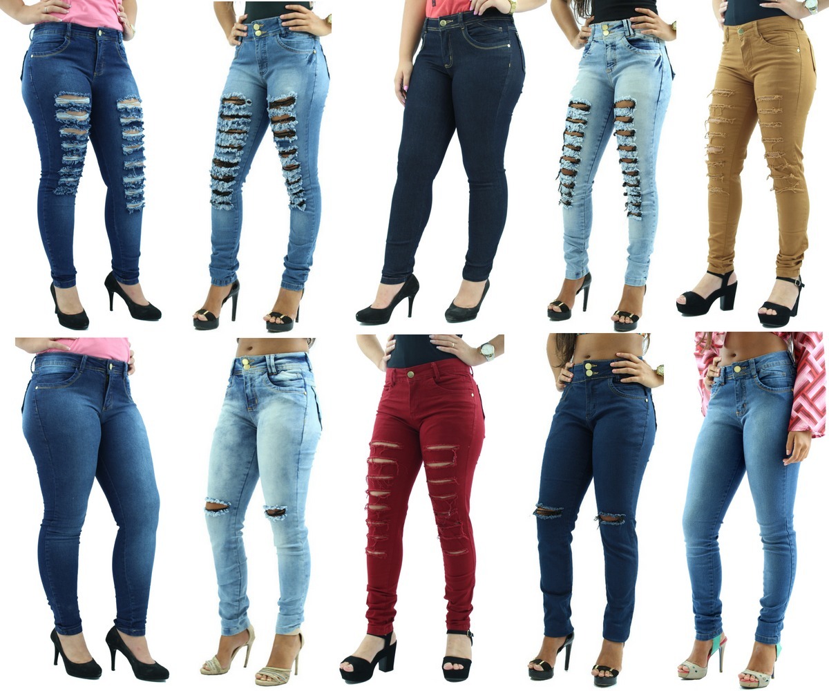 calça jeans feminina atacado mercado livre