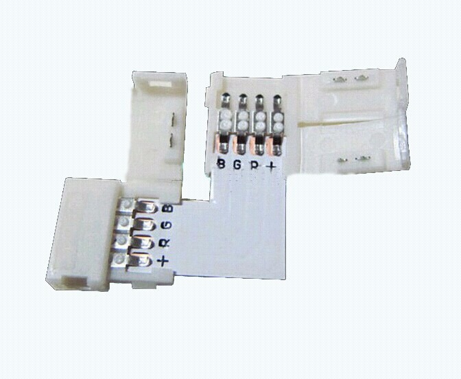 Conector Para Fita De Led Kit 10 Conector Emendas Fitas Led Rgb 5050 3528 L Sem Solda - R$ 39,97