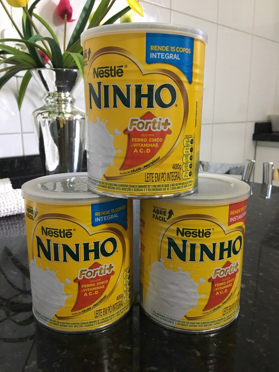 Kit 10 Latas Leite Ninho 400g Para Artesanato R$ 20,00 em Mercado Livre Adesivo De Francesinha ~ Kit 10 Latas Leite Ninho 400g Para Artesanato R$ 20,00 em Mercado Livre