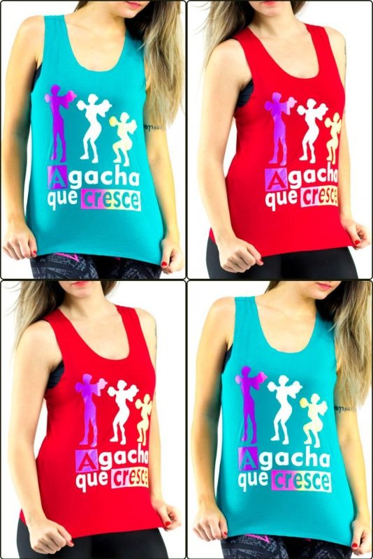 camisetas fitness feminina atacado