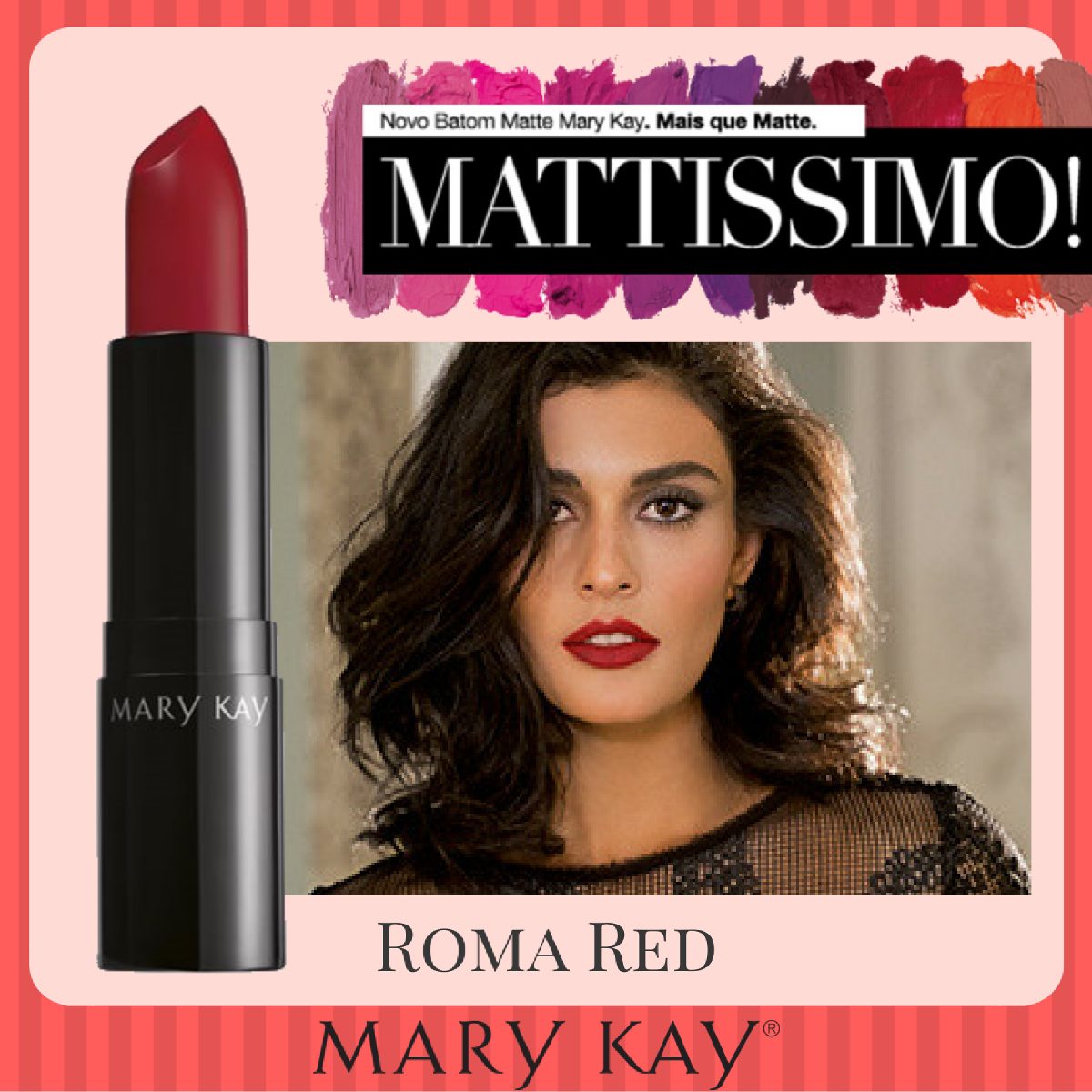 Batom Mary Kay Matissimo - Red Amore - Lançamento - R$ 41 