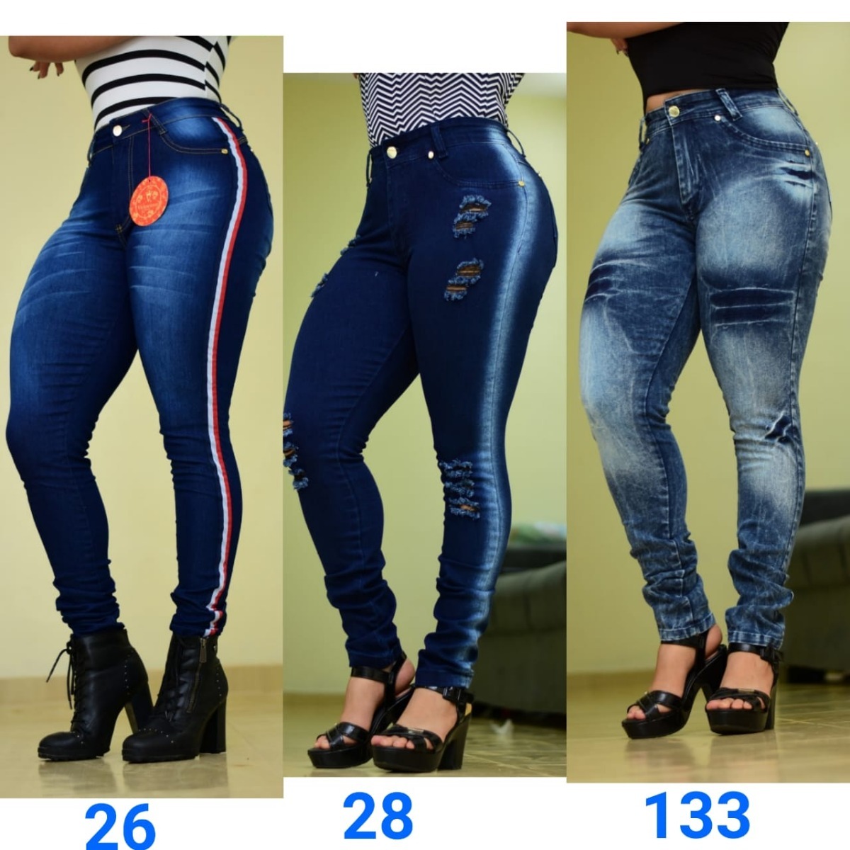 calça jeans feminina atacado mercado livre