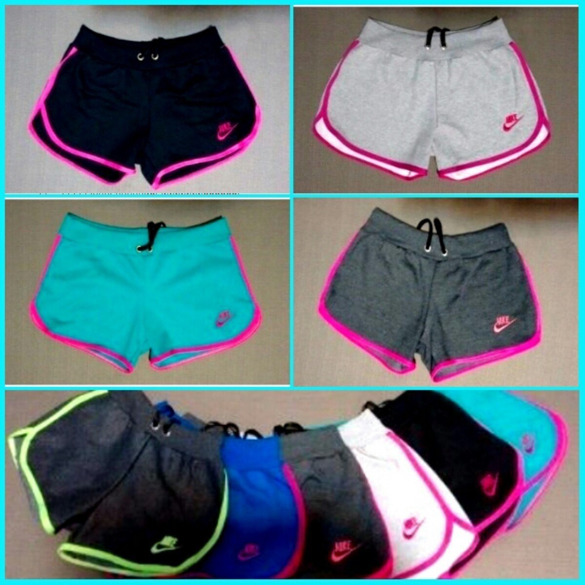 short moletom feminino nike