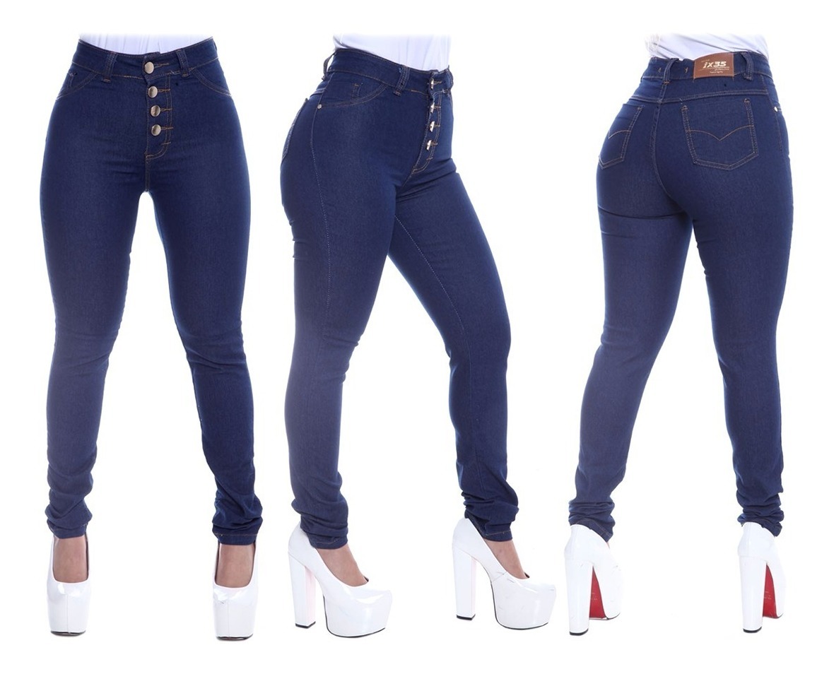 calça jeans feminina alta