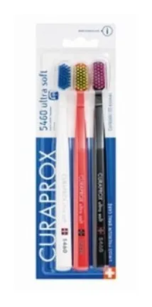 Kit 2 Escova Curaprox 5460 Ultra Soft Com 3 Unidades