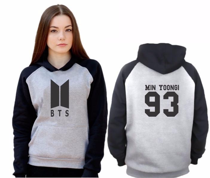 Kit 2 Moletom Army Min Yoongi 93 Kpop Bts Nova Logo - R$ 169,00 em Mercado Livre