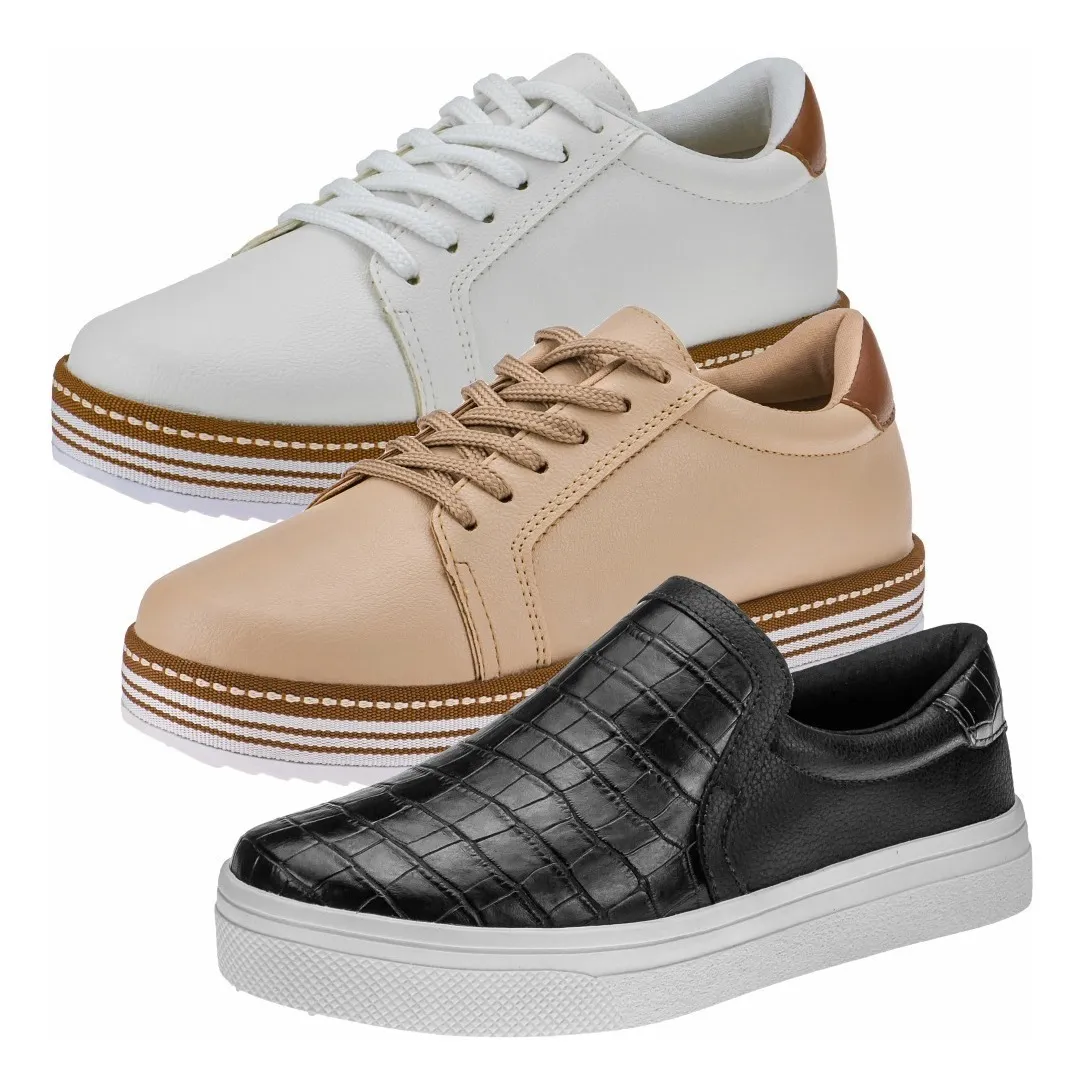 sapatenis confort feminino