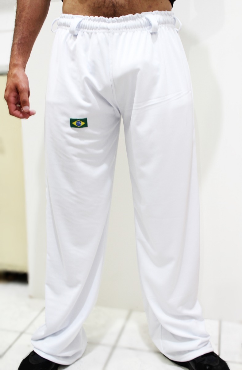 calça branca masculina capoeira