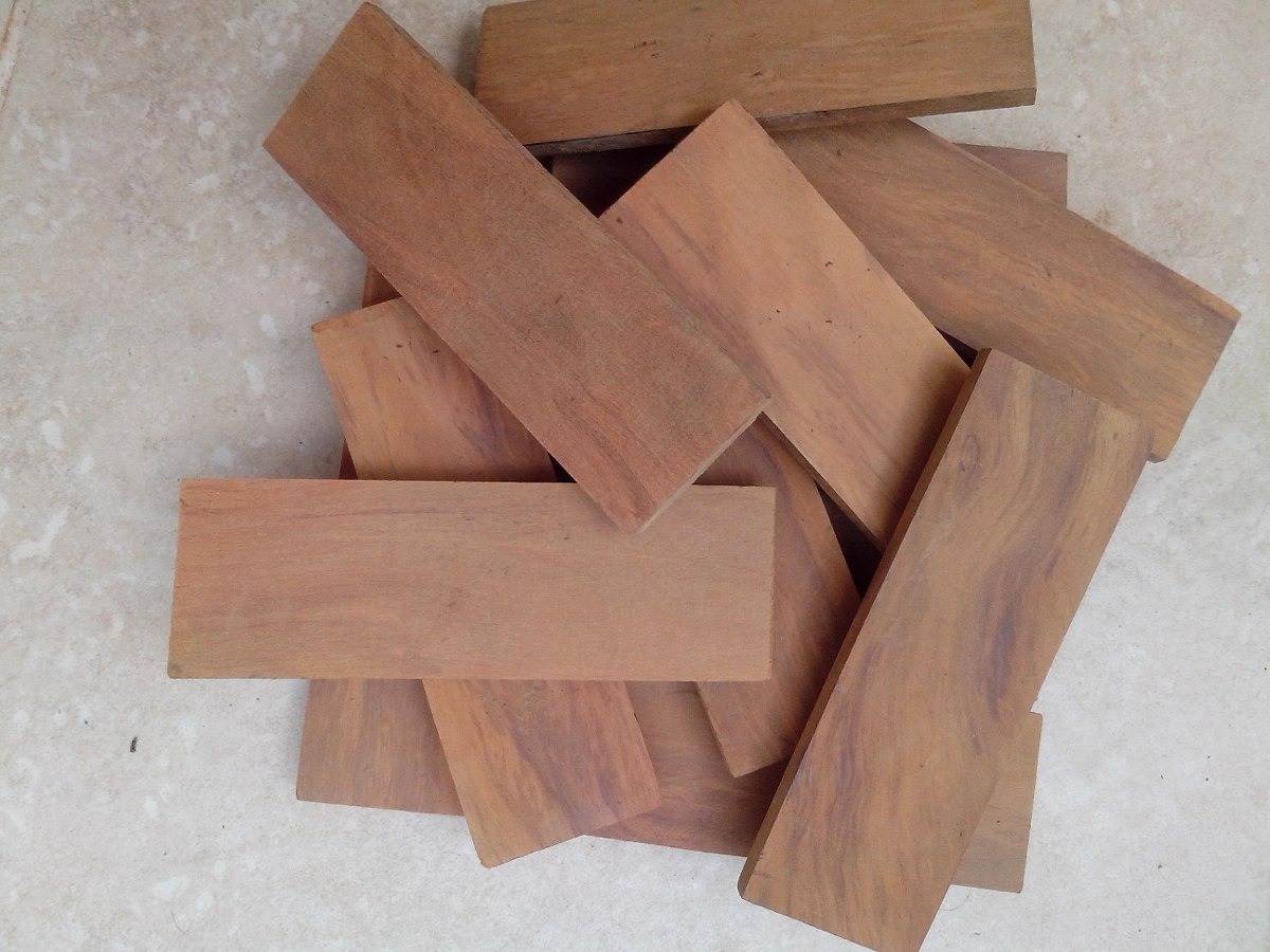 Kit 30 Parquet  Taco  De Madeira Peroba Rosa 16 5cm X 5 