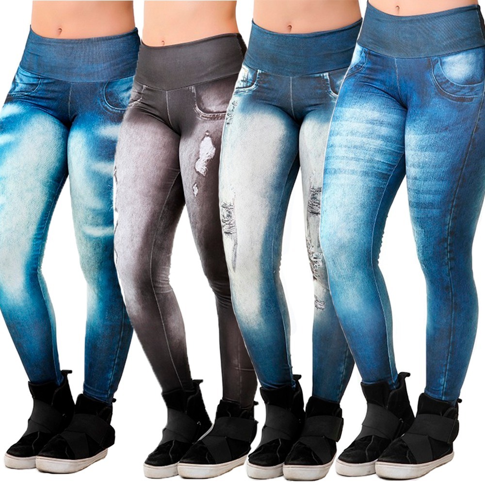 legging jeans mercado livre