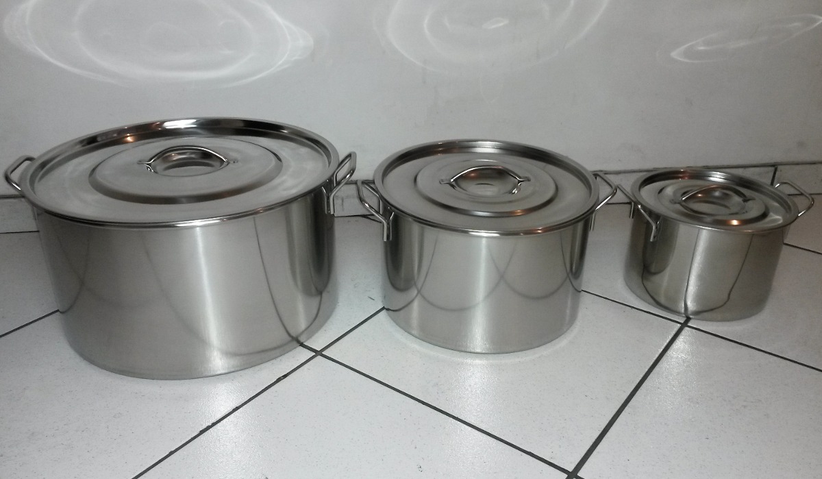 Kit 4 Caldeir Es De 21 Litros Com Tampa A O Inox R 1 233 67 Em Kit 4 Caldeir Es De 21 Litros Com Tampa A O Inox R 1 233 67 Em