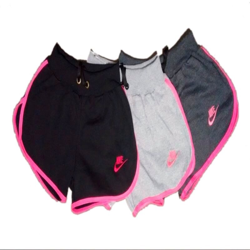 kit short moletom feminino