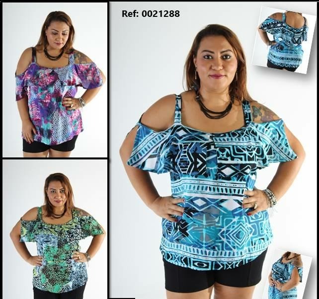 blusas plus size atacado