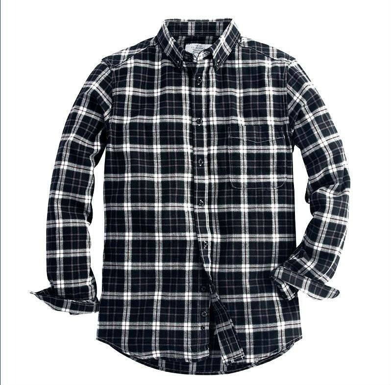 camisa social flanelada