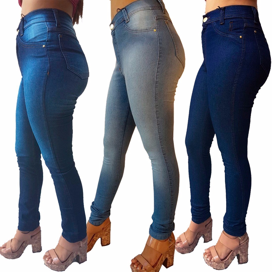 fotos de shorts jeans cintura alta desfiado