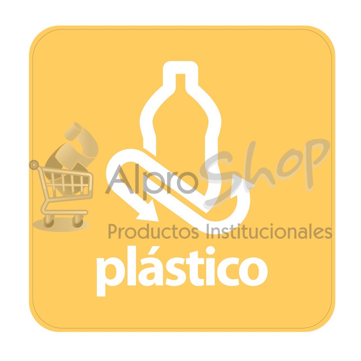 ALPROSHOP | Kit 7 Etiquetas Norma Ambiental Cdmx Separación De Basura