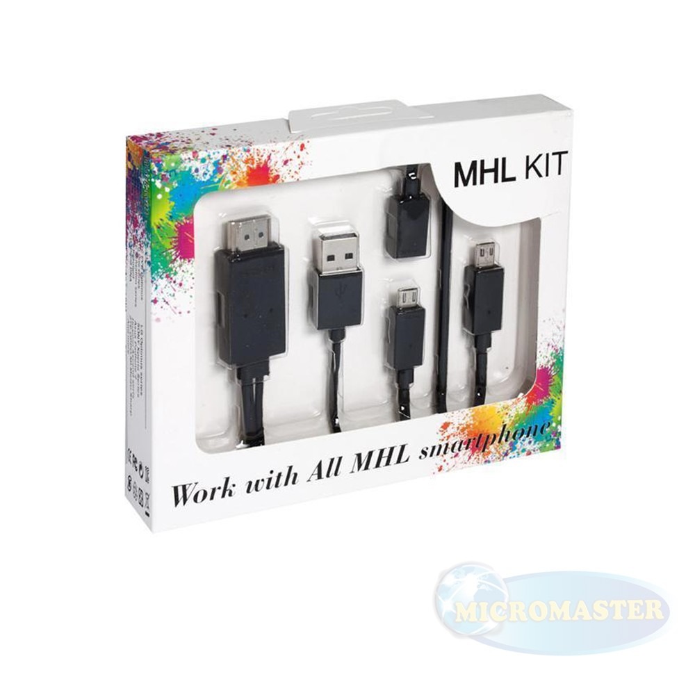 Kit Adaptador Mhl Micro Usb Hdmi Smartphone S 3500 En Mercado Libre