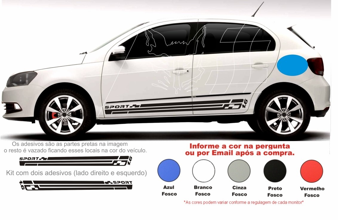 Kit Adesivo Gol G5 G6 2 4 Portas Faixa Lateral Gol G3 G4 G7 R$ 57,00 em Mercado Livre Armario De Quarto Casal ~ Kit Adesivo Gol G5 G6 2 4 Portas Faixa Lateral Gol G3 G4 G7 R$ 57,00 em Mercado Livre