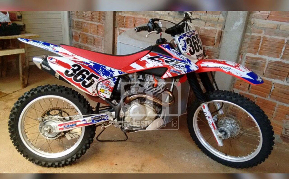  Kit  Adesivos Gr ficos Moto Crf  230  Crf22 Personalizado R 