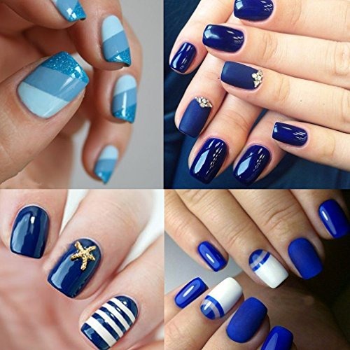 Kit Azul De Esmalte De Gel Permanente 12pcs - $ 143.900 en ...