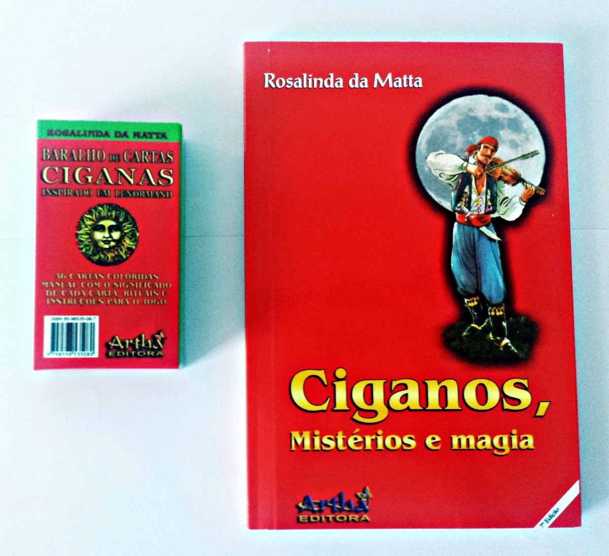 Kit : Baralho Cigano + Livro Ciganos , Mistérios E Magia 