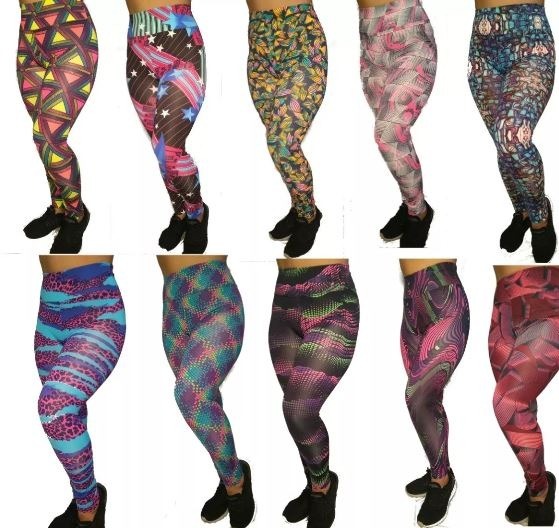 legging colorida