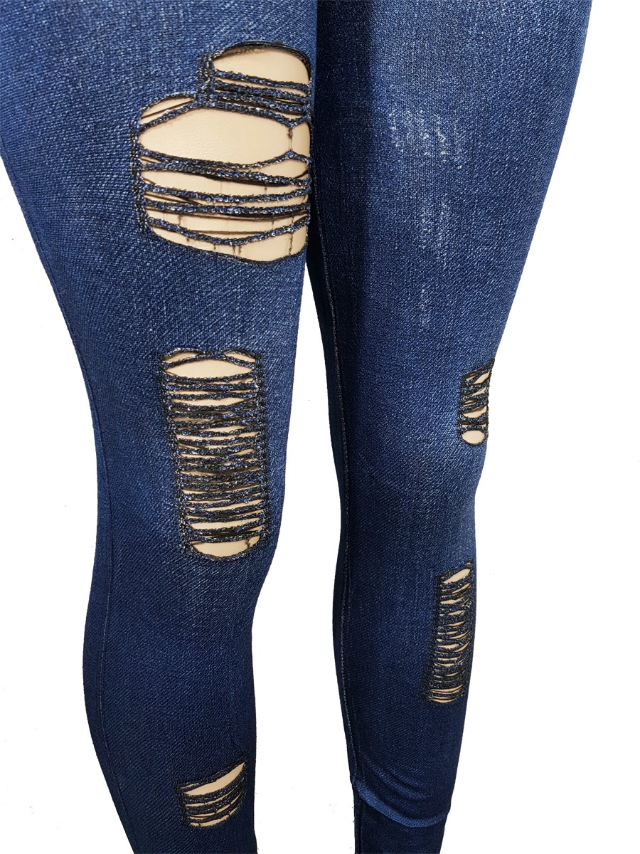 Kit C/ 5 Calca Legging Malha Jeans Atacado Frete Gratis - R$ 79,72 em Mercado Livre