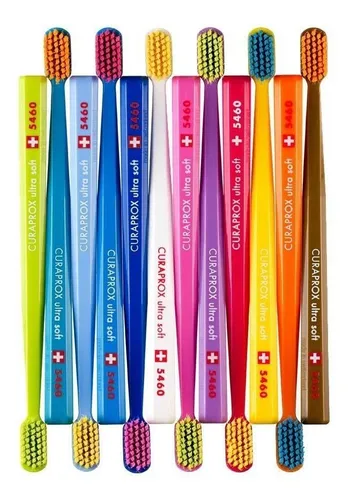 Kit C/ 6 Escova Dental Suiça Ultra Macia Curaprox 5460