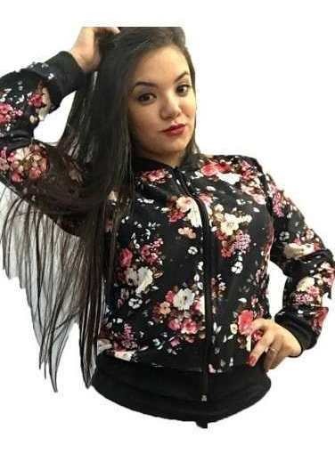 jaqueta bomber florida feminina