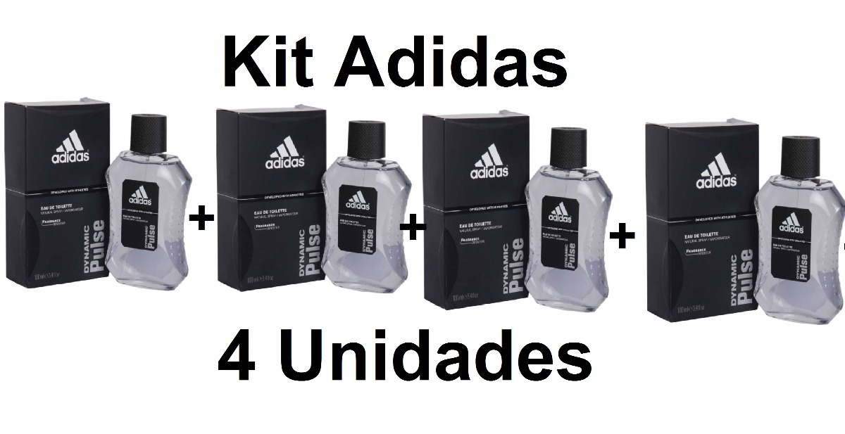 Kit C4 Perfume Adidas Dynamic Pulse 100ml Frete Grátis R 1000